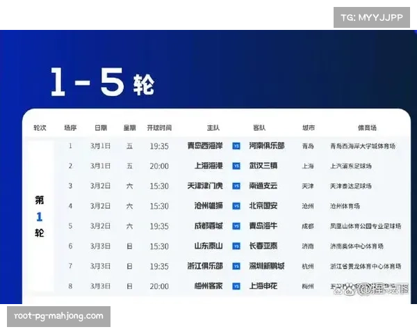 2026中超仅安排三轮周中赛:第7、10、13轮为周中比赛 2026中超仅安排三轮周中赛:第7、10、13轮为周中比赛